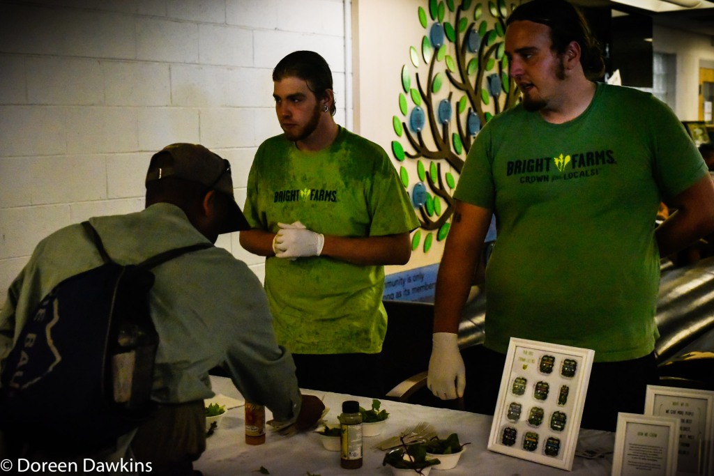 Cameron with Bright Farms at Columbus VegFest 2018