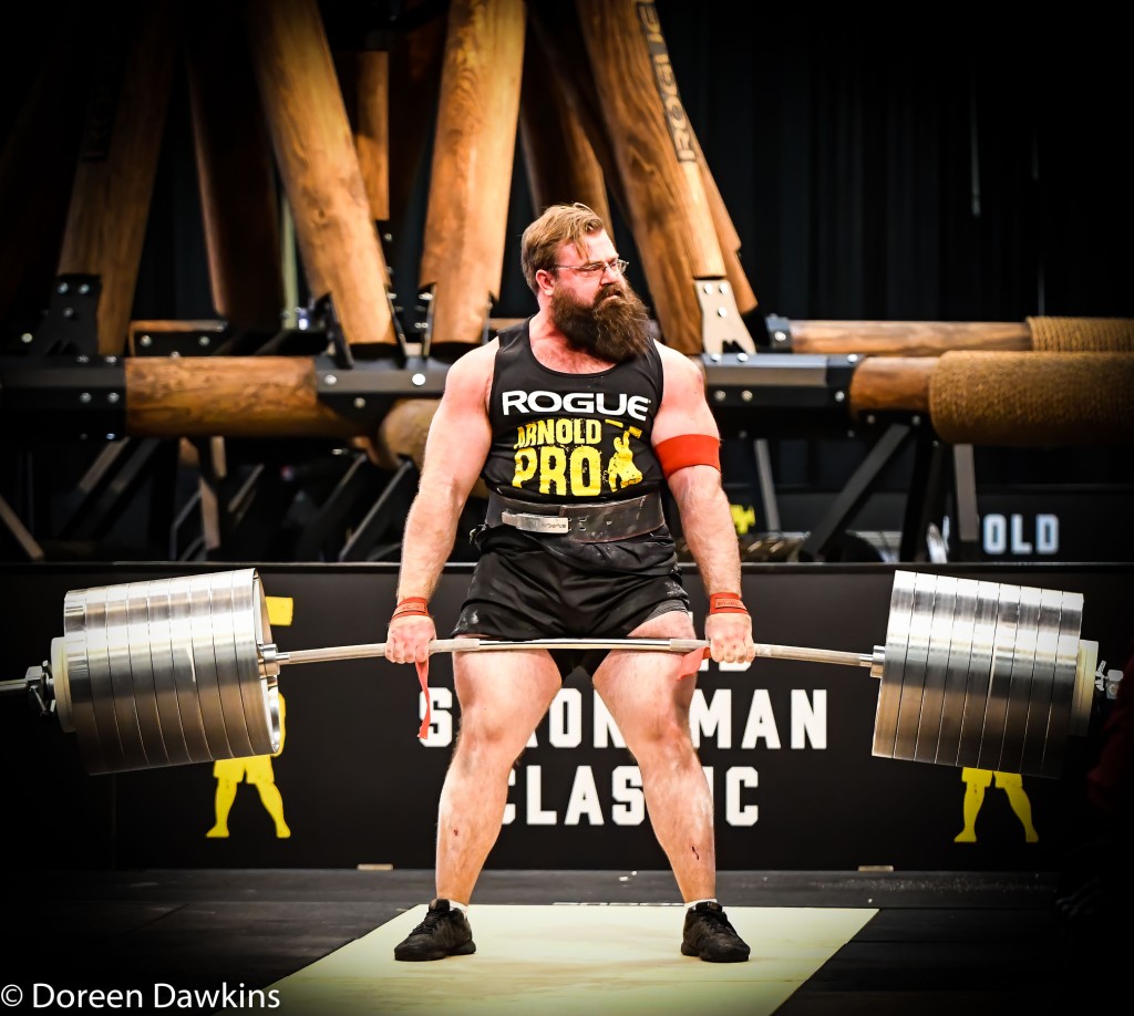Pro Strongman Bobby Thompson, Arnold Sports Festival 2020: Arnold Strongman Classic: Elephant Bar Deadlift