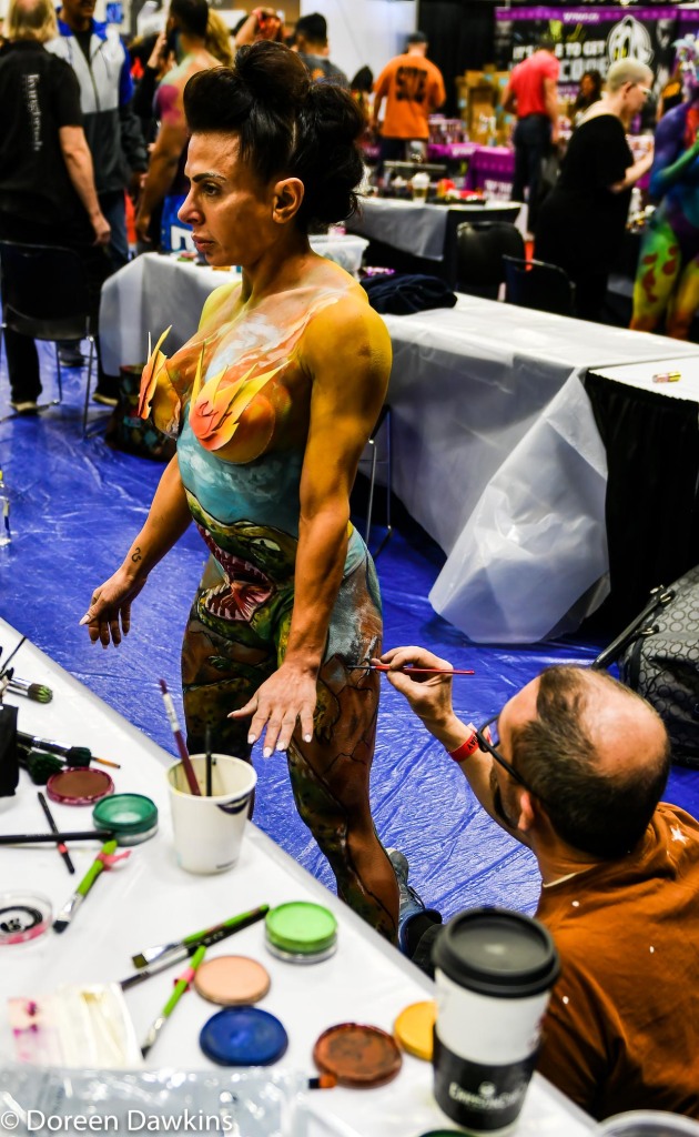 Body Paint Exhibit Day 2 participants at the Arnold Sports Festival 2022, @bodypaint, @bodypainting, @bodypainter, @jan_tana_international
@bodypaintingrevolution